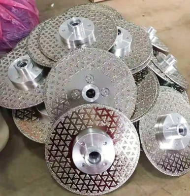 Single Side Star Electroplated Diamond Stone Grinding Wheel
